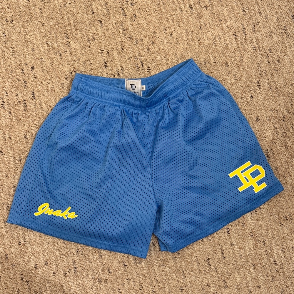 Inaka Blue/Yellow Mesh Shorts